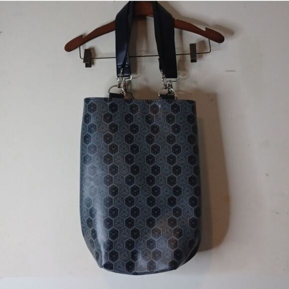 ThinkGeek Stylish Gray Hexagon Tote Bag - Picture 8 of 15